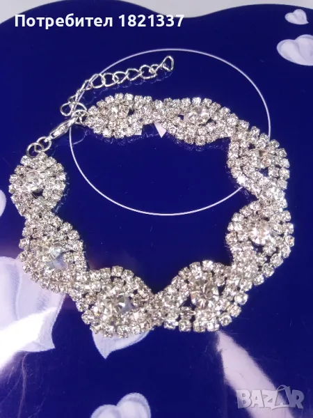 Гривна с кристали , снимка 1