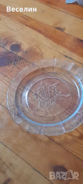 Ретро стъклена чиния Намаление , снимка 1