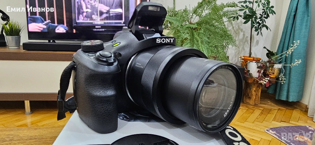 Sony DSC-HX400V фотоапарат | Като нов | Пълен комплект | Чанта + батерии + SD карти, снимка 1