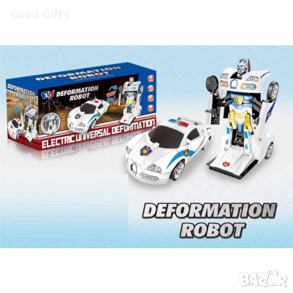 Трансформърс Полицейска кола - робот със светлини, снимка 1