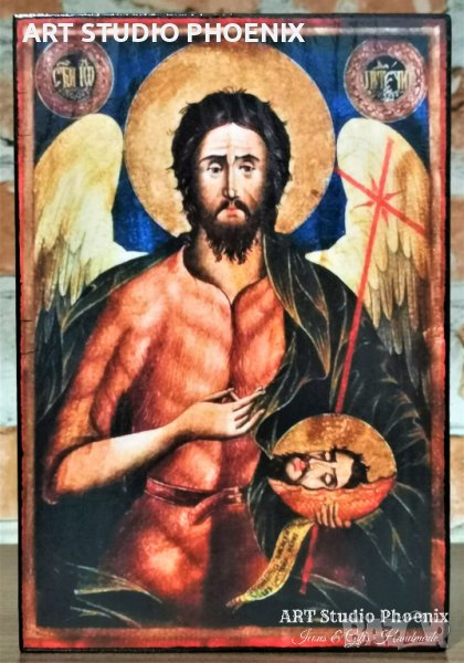 Икона на Свети Йоан Кръстител ( Предтеча ) icona Sveti Ioan Krastitel, снимка 1