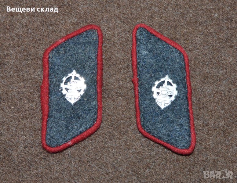 петлици за шинел сапьор БНА, снимка 1
