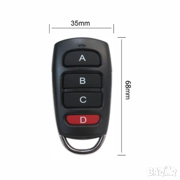 Универсално 4-канално дистанционно – клониране на 433 MHz, снимка 1