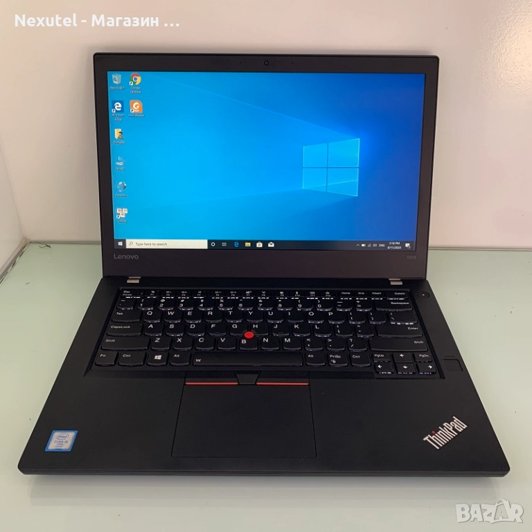 Lenovo ThinkPad T470 8GB/256 SSD магнезиево шаси, Windows 11, снимка 1