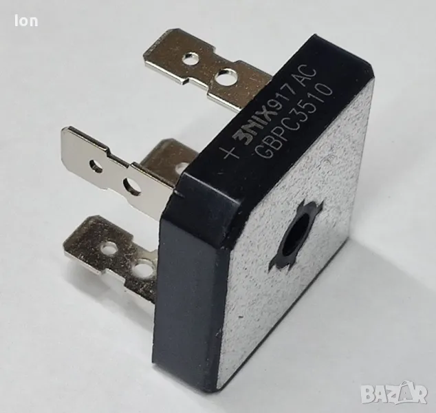 GBPC3510 Мостов изправител 35А, 1000V по схема Грец, снимка 1