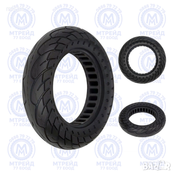 Плътна, бандажна гума за ел. скутер Nedong 10x2.125 / 10x2.50, снимка 1