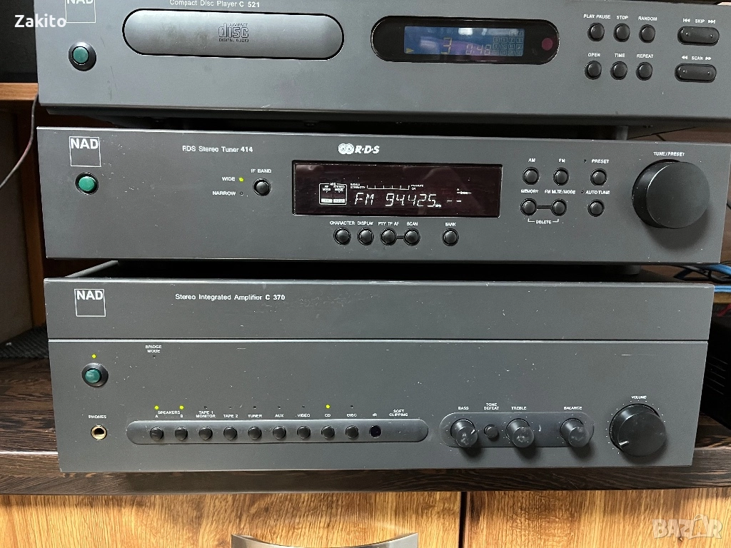 NAD 414 stereo tuner+ NAD C370, снимка 1