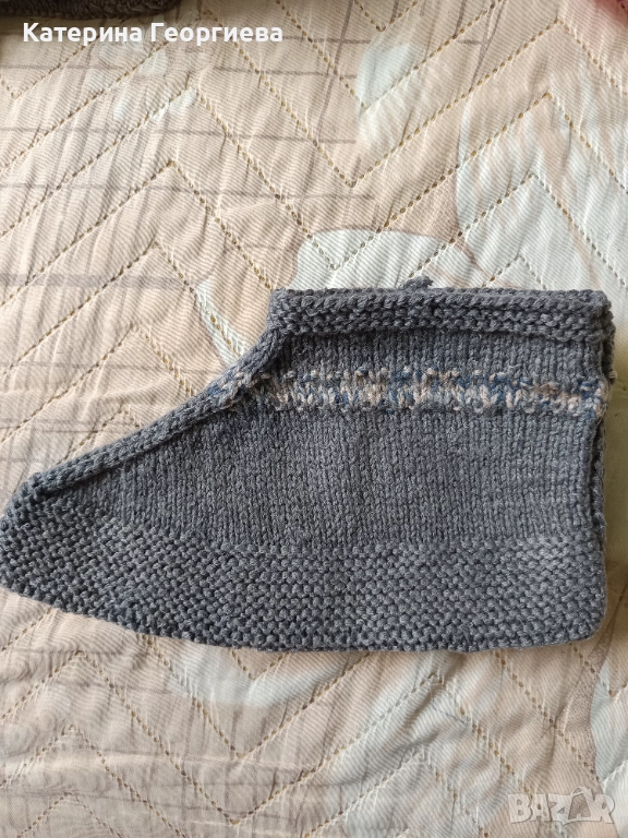 Мъжки и дамски плетени терлици., снимка 1