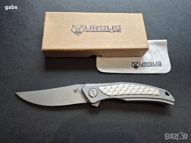 Сгъваем нож SHIROGOROV Quantum"DRAGON" ,CROMAX PM, SH209, снимка 1