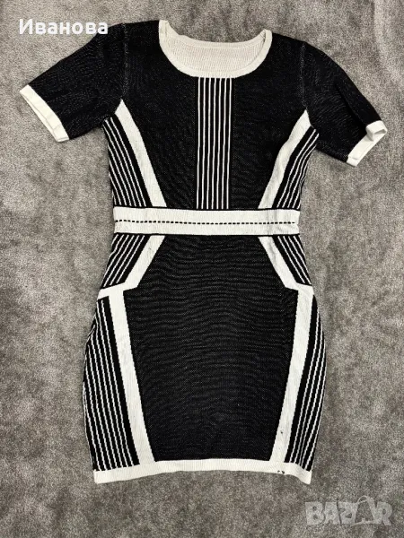 Рокля от плътно трико по тялото, снимка 1