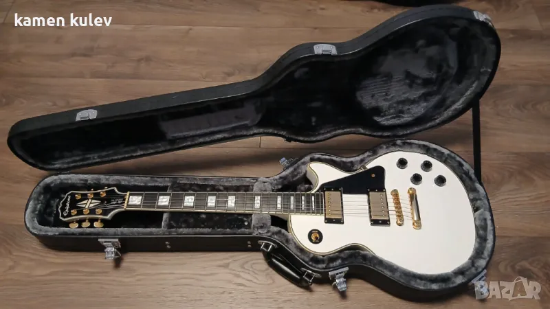 Epiphone Les Paul Custom PRO AW Alpine White, снимка 1