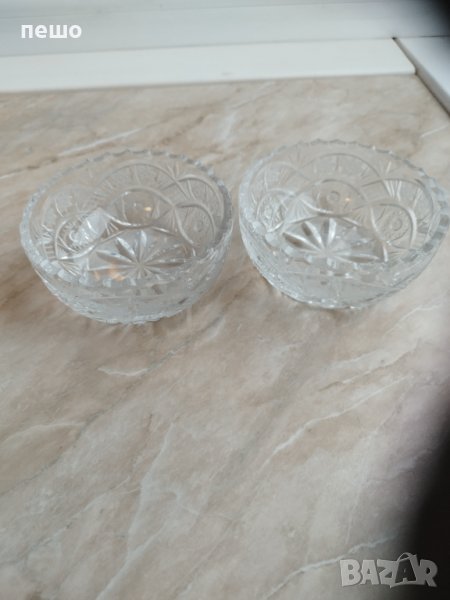 купи за ядки - оловен кристал 2 броя, снимка 1