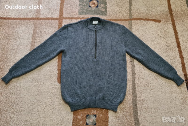 Вълнен дебел пуловер туризъм лов риболов бушкрафт ски , снимка 1