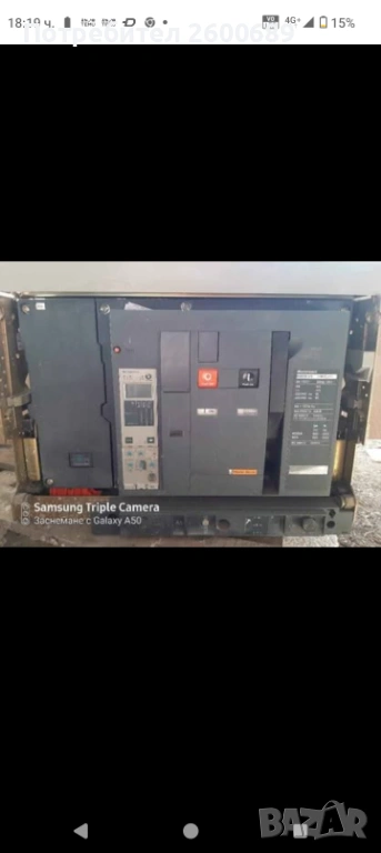 автоматичен въздушен прекъсвач (ACB) Schneider Electric Masterpact NW20 H1, снимка 1