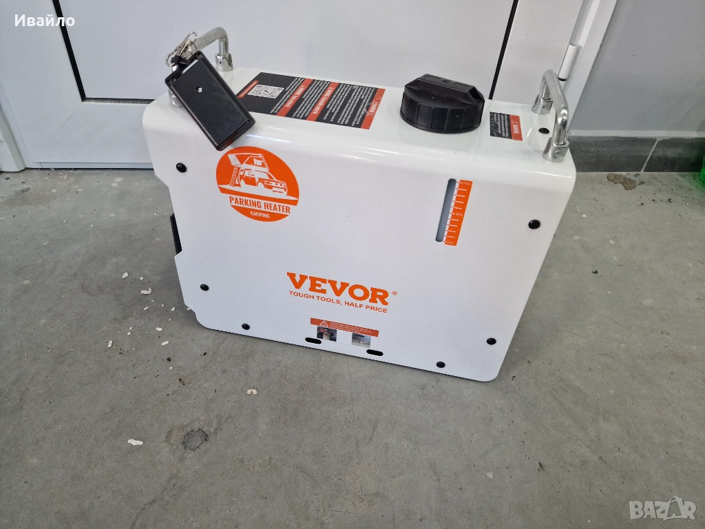 Малка нафтова печка 2kw VEVOR с адаптор за 220V, снимка 1