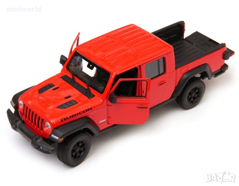 Jeep Gladiator Rubicon 2020 - мащаб 1:24 на Welly моделът е нов в кутия, снимка 1