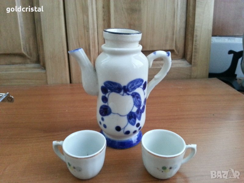 Сет за ракия каничка с чашки, снимка 1