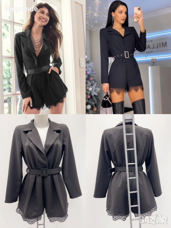 Елегантен Дамски Гащеризон , снимка 1