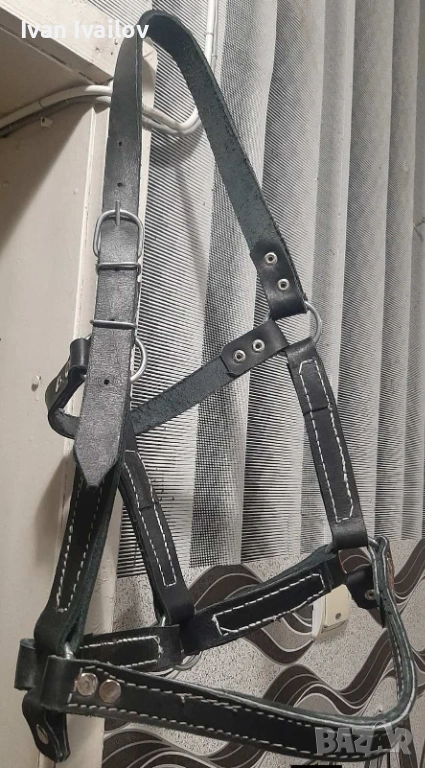 Кожен юлар за среден кон , снимка 1