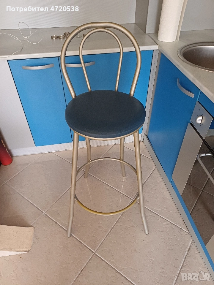 Високи бар столове 2 броя, снимка 1