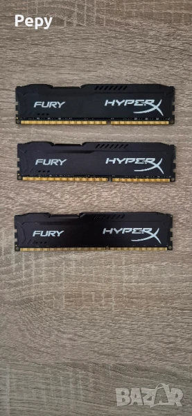 RAM 8GB  Kingston HyperX FURY 1866Mhz DDR3, снимка 1