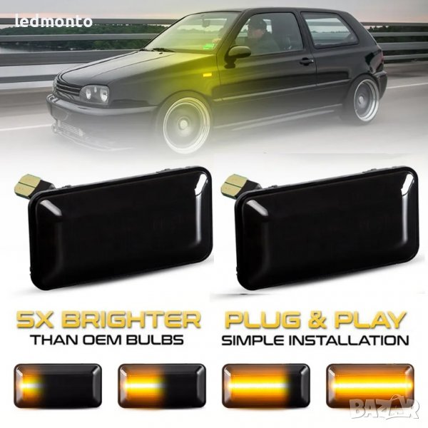 Мигачи бягащи Голф 2 3 golf 2 3калник Пасат Б3 Сеат мигач Passat b3, снимка 1