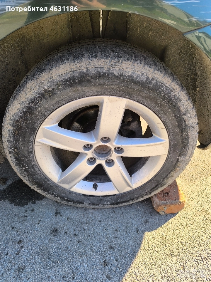 алуминиеви джанти 5х112 16цола vw, снимка 1