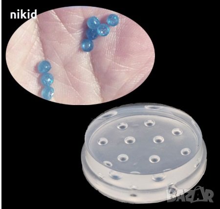 3 мм перлички силиконов молд за бижута маникюр сладкарство смола и др, снимка 1