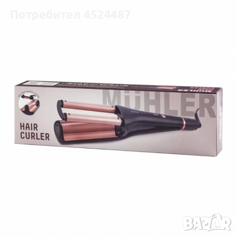 Преса за къдрене на коса 4in1 Muhler MHS-999, снимка 8 - Преси за коса - 52559555