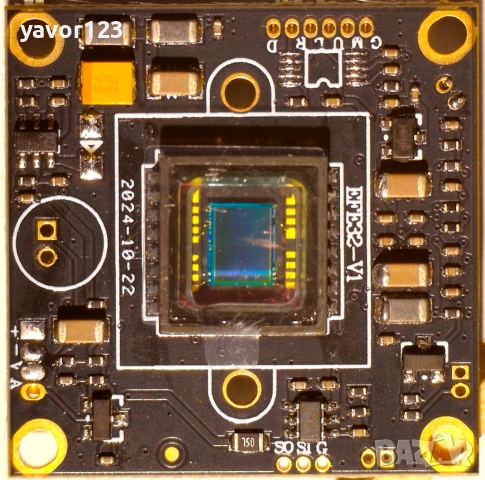 [PAL] CVBS - SONY EFFIO CCD 4140+673 800TVL HD чип модул аналогова камера 32*32mm