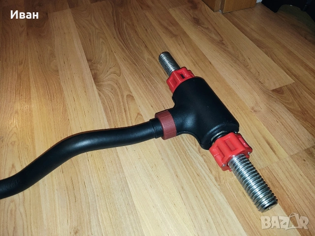 EZ / извит лост - Адаптер / ръкохватка за дъмбели, снимка 5 - Фитнес уреди - 53135591