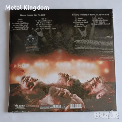 LEGION OF THE DAMNED - Slaughtering … LIVE (2xLP) NEW & SEALED Thrash Metal, снимка 2 - Грамофонни плочи - 53292369