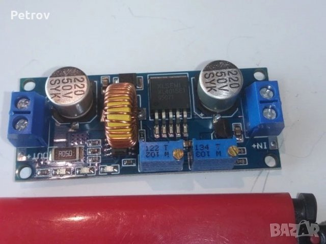 Понижаващ DC модул за Li-ion батерии, LED светлини, заряден модул, снимка 4 - Друга електроника - 33395930