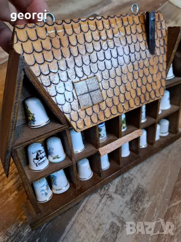 колекция порцеланови напръстници с поставка за стена , снимка 4 - Колекции - 47591545