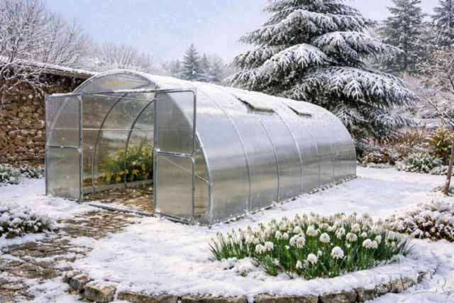 Оранжерия с поликарбонат/възможност за удължаване/, снимка 9 - Оранжерии - 53461320