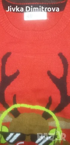 коледна блузка, снимка 2 - Детски Блузи и туники - 48409282