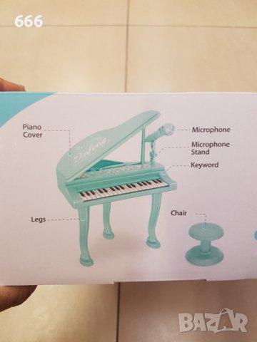 Пиано с микрофон, снимка 8 - Музикални играчки - 43375038