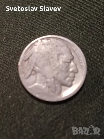 5 цента индианци и бизони Америка.