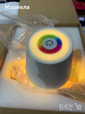 Акумулаторна Безжична Настолна Лампа / 10 цвята, снимка 18 - Лед осветление - 47350080