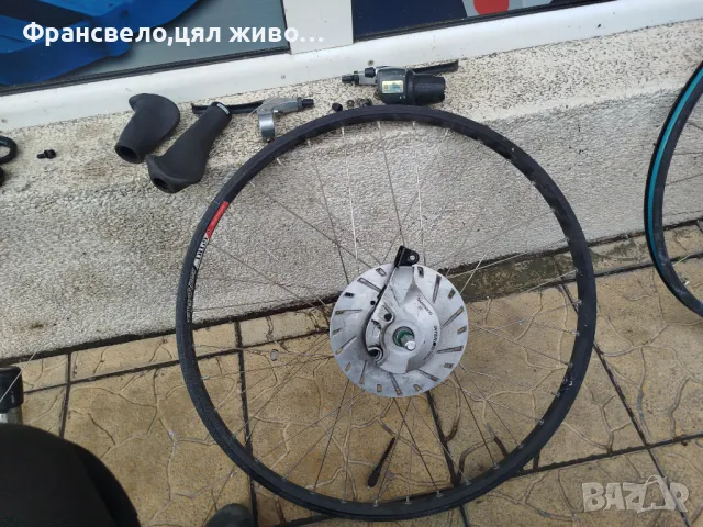 26 цола капла за велосипед колело 8 скорости работеща и всичко на снимките 