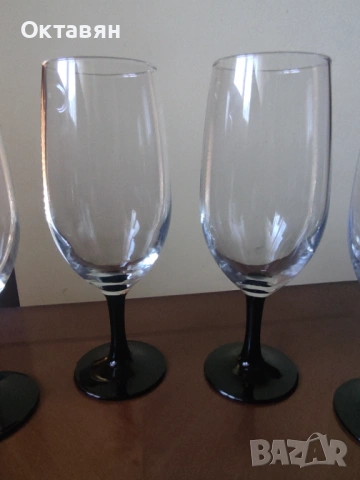 Стъклени чаши за вино, снимка 6 - Чаши - 53473004