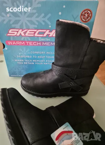 % Skechers - размер 37, боти с мемори пяна, снимка 3 - Дамски боти - 49582943