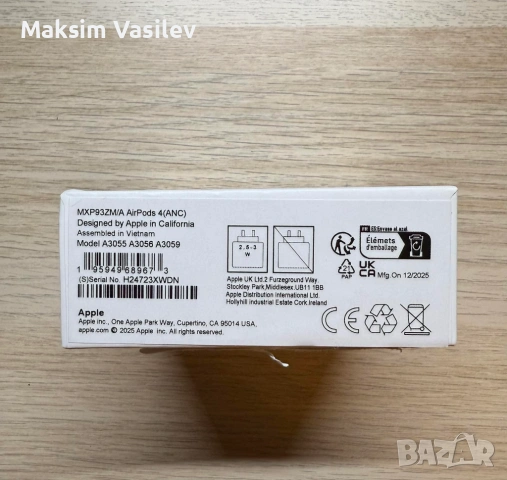 Продавам Airpods 4th, снимка 2 - Bluetooth слушалки - 53486960