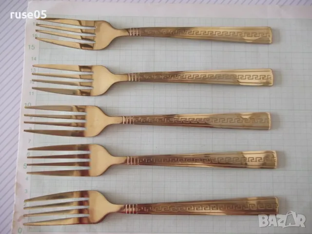 Лот от 5 бр. вилици