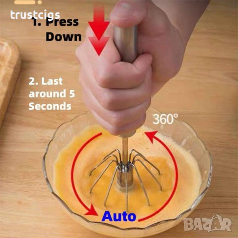 Полуавтоматичен миксер за разбиване