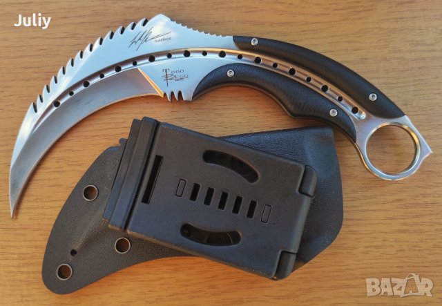 Карамбит Todd Begg, снимка 4 - Ножове - 38030395