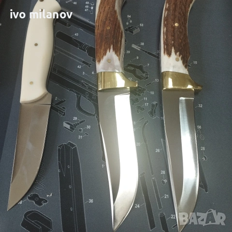 Български Рьчно Изработени ножове , снимка 2 - Бойно оръжие - 53386964