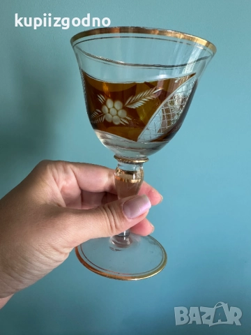 Старинни чаши със стол френски стил 3 броя, снимка 3 - Антикварни и старинни предмети - 51660951