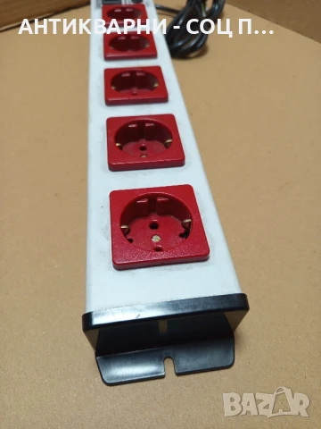 Стар Немски Разклонител Удължител 5 Гнезда Обща Дължина 2м., снимка 6 - Антикварни и старинни предмети - 50704689