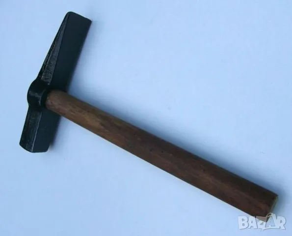 Нов Оригинал Класически Български Зидарски Дюлгерски ЧУК 920 грама с дървена дръжкa 300 мм 280425, снимка 3 - Други инструменти - 50074607